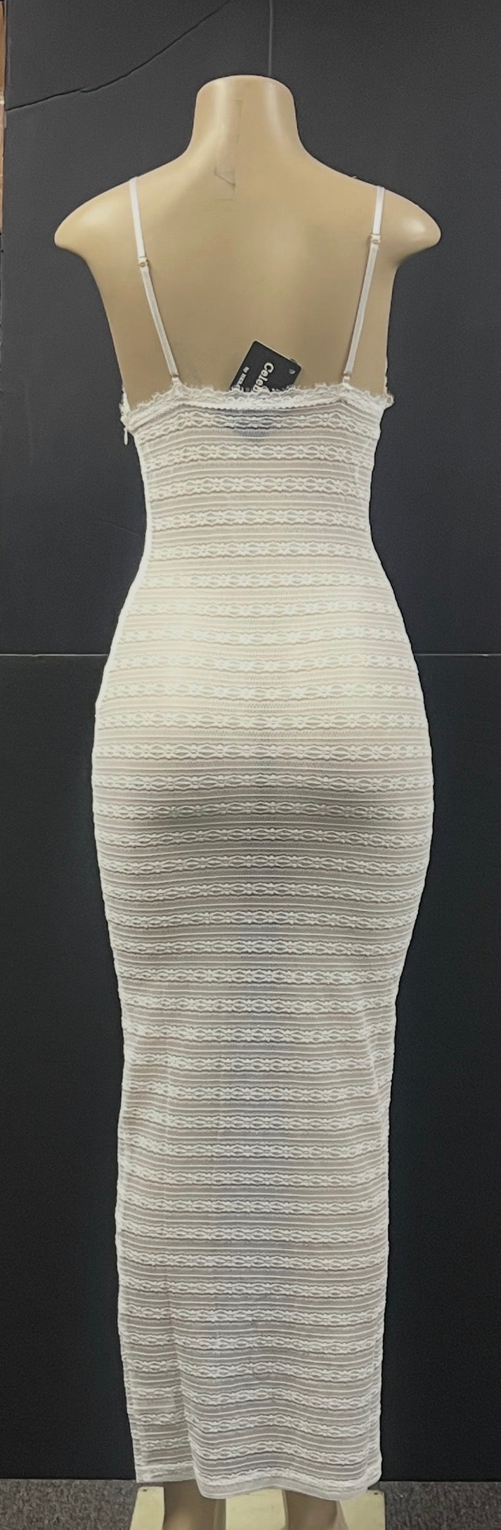 White Thin Strap Dress